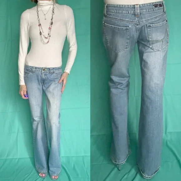 Reo Starr Flare vintage jeans Sz 27 - Picture 4 of 17